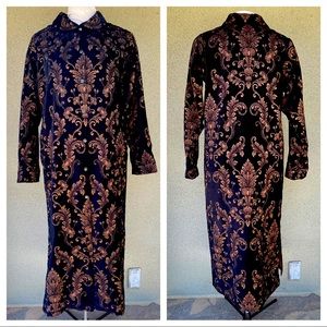 Handmade woven art-to-wear tapestry coat